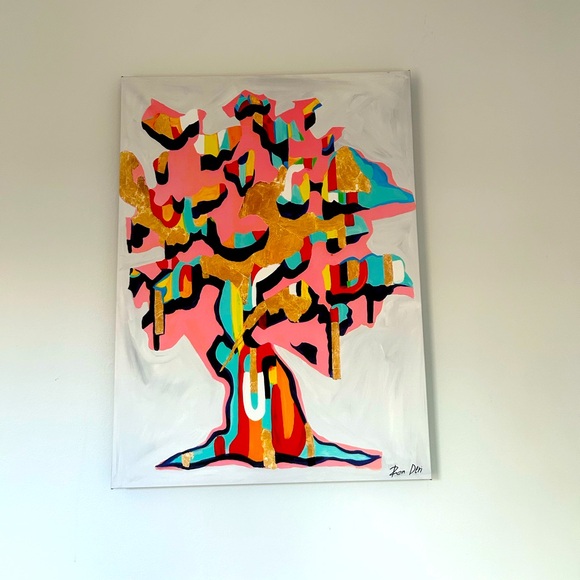 Ron Deri Tree of Life Print on Canvas
